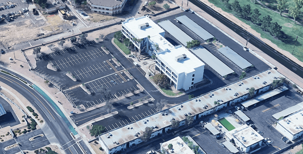 560 Brown Plaza Aerial View